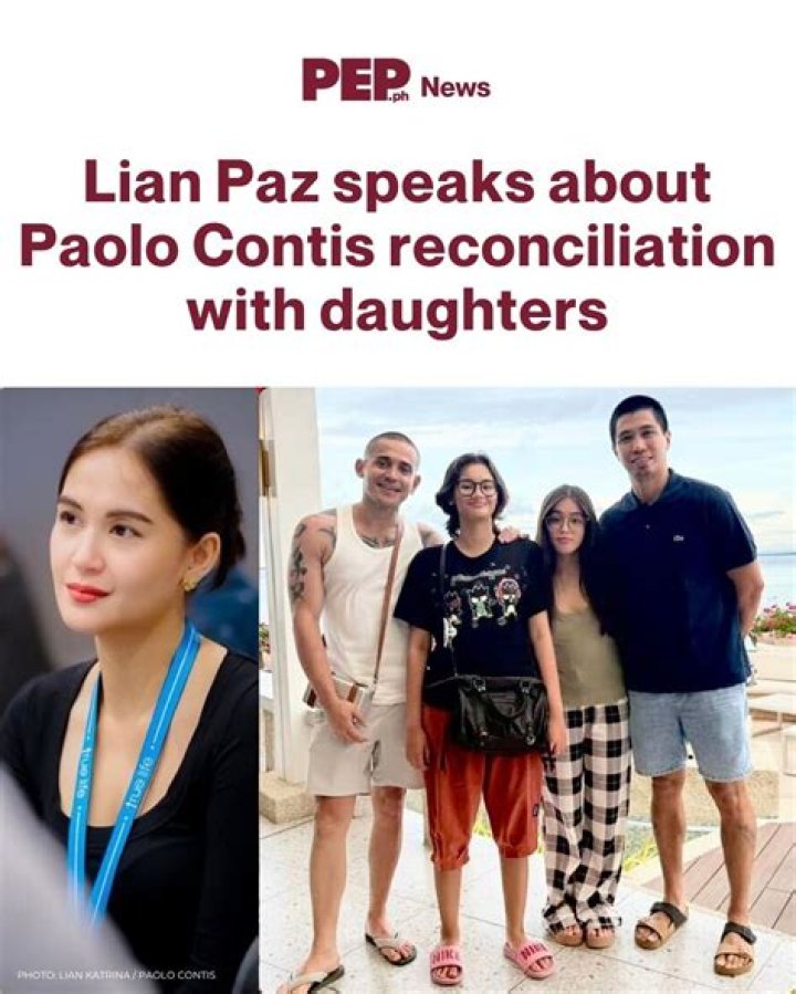 Who is Paolo Contis First Wife Lian Paz? Baby Daughter and Family